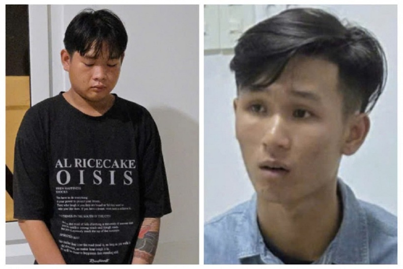 2 đối tượng Trương Vũ Khánh và Lê Quốc Trung Kiên. Ảnh: Công an Nhân dân