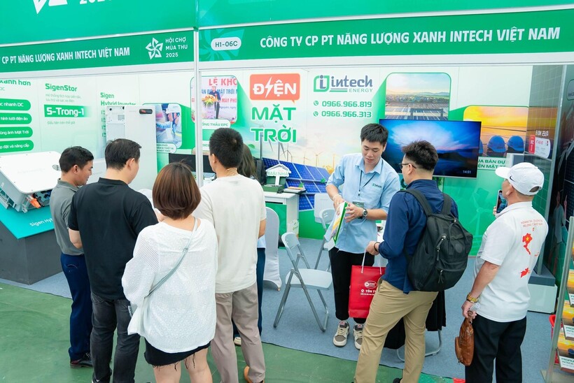 Intech Solar nổi bật với giải pháp xanh tại Hội chợ Mùa Thu 2025 - 2