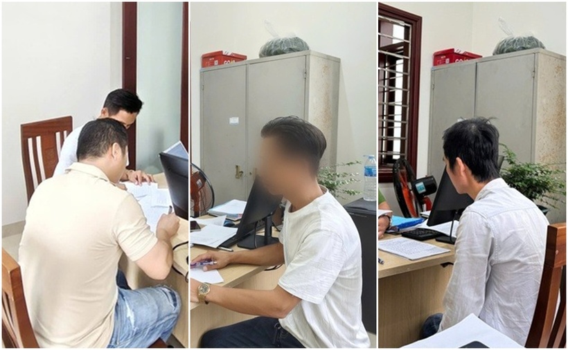 3 thanh niên bị xử phạt mỗi người 7,5 triệu đồng. (Ảnh: Người lao động)