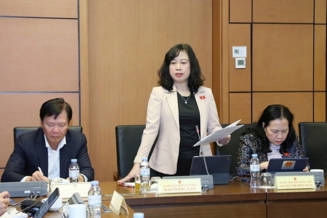 Bộ trưởng Bộ Y tế Đào Hồng Lan (Ảnh: Minh Anh).