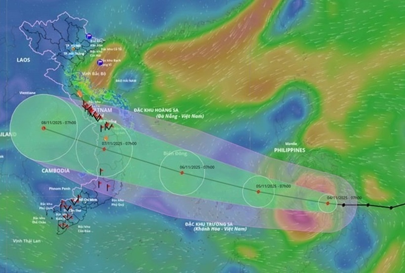 Đắk Lắk cho học sinh nghỉ học hai ngày tránh bão Kalmaegi. Ảnh: Báo Lao động.