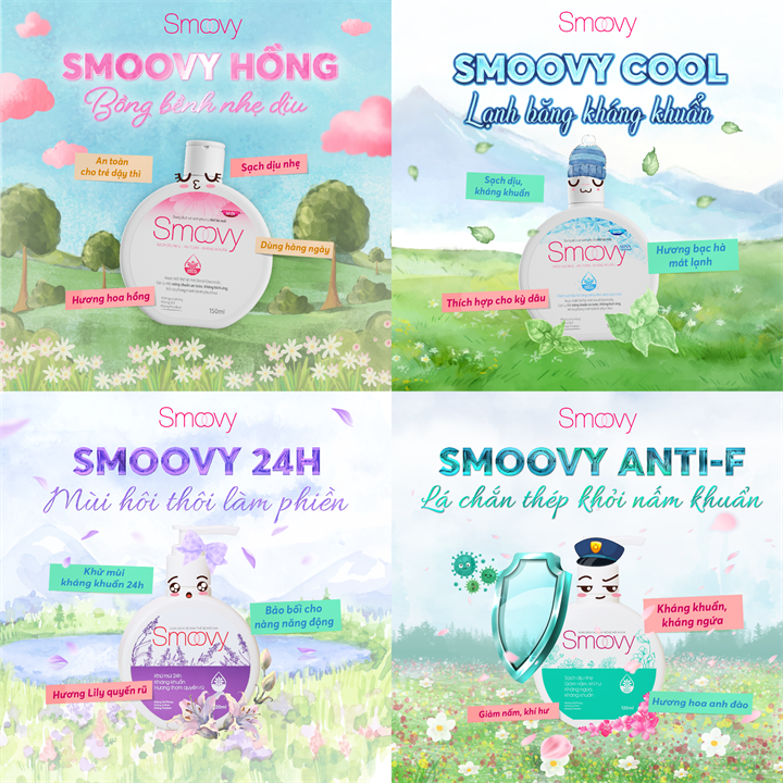 Các dòng sản phẩm chuyên biệt với từng nhu cầu của Smoovy