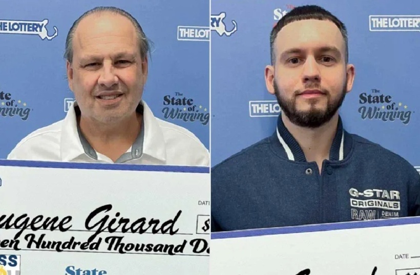 Eugene Girard (trái) và con trai. Ảnh: People.