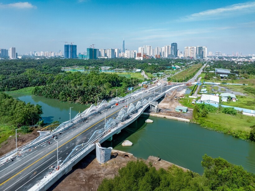 Đường Liên Phường xuyên tâm đô thị “tỷ đô” chuẩn bị thông xe – gỡ nút thắt ùn tắc cho nút giao lớn nhất TP.HCM - 2