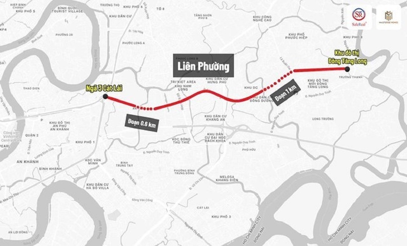 Đường Liên Phường xuyên tâm đô thị “tỷ đô” chuẩn bị thông xe – gỡ nút thắt ùn tắc cho nút giao lớn nhất TP.HCM - 9