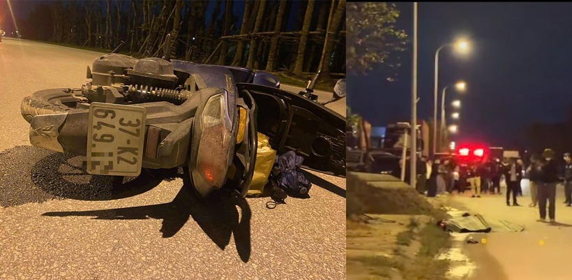 Hiện trường vụ tai nạn. Ảnh: Báo Xây dựng.