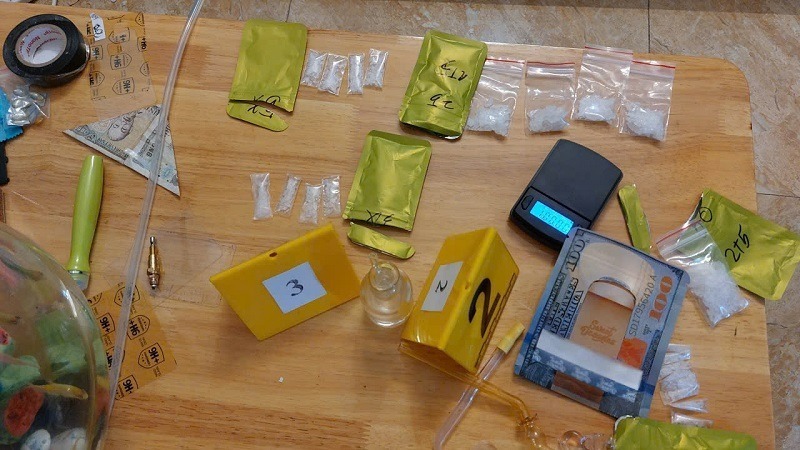 Tang vật của vụ việc. Ảnh: Công an tỉnh Đồng Tháp.