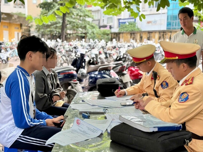 Những trường hợp học sinh vi phạm lực lượng chức năng sẽ xử lý nghiêm theo quy định của pháp luật.