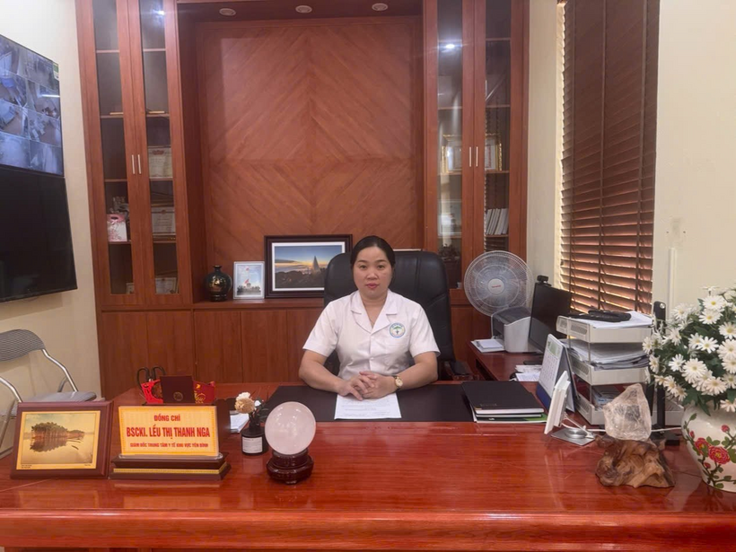 Bác sĩ CKI Lều Thị Thanh Nga - Giám đốc TTYT khu vực Yên Bình (Lào Cai)