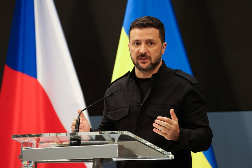 Tổng thống Ukraine Volodymyr Zelensky. Ảnh: Reuters