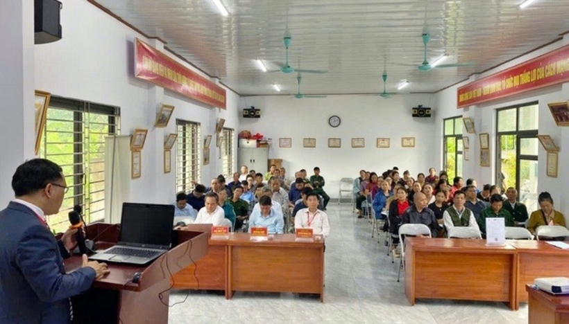 Các đại biểu tham gia hội nghị tuyên truyền.