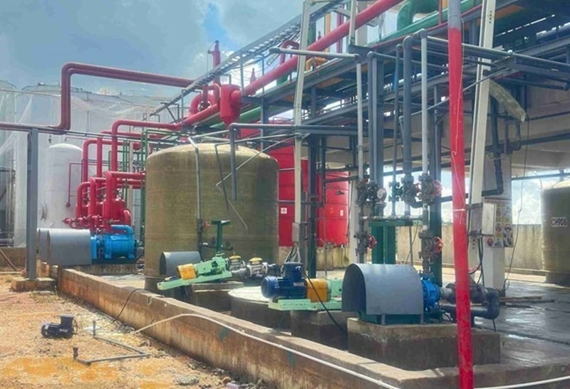 Hiện trường vụ nổ. Ảnh: Báo Lao động.