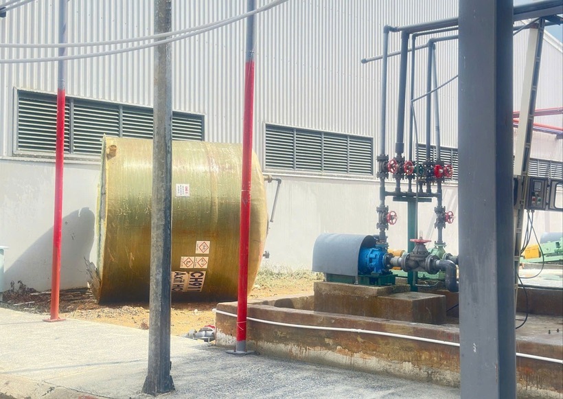 Hiện trường vụ nổ làm 2 công nhân tử vong. (Ảnh: Dân trí)