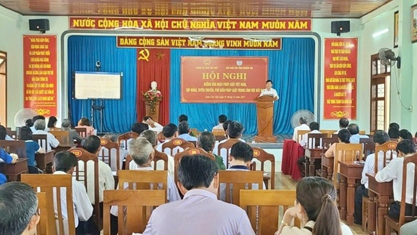 Hội nghị tuyên truyền Luật Đất đai tại tỉnh Quảng Trị.