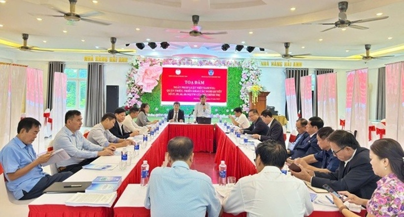 Tọa đàm, tuyên truyền, quán triệt và triển khai "Bộ tứ Nghị quyết trụ cột" của Bộ Chính trị do Hội Luật gia tỉnh Phú Thọ tổ chức.