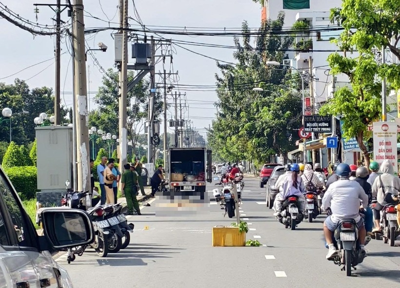 Hiện trường vụ tai nạn. Ảnh: Vietnamnet.