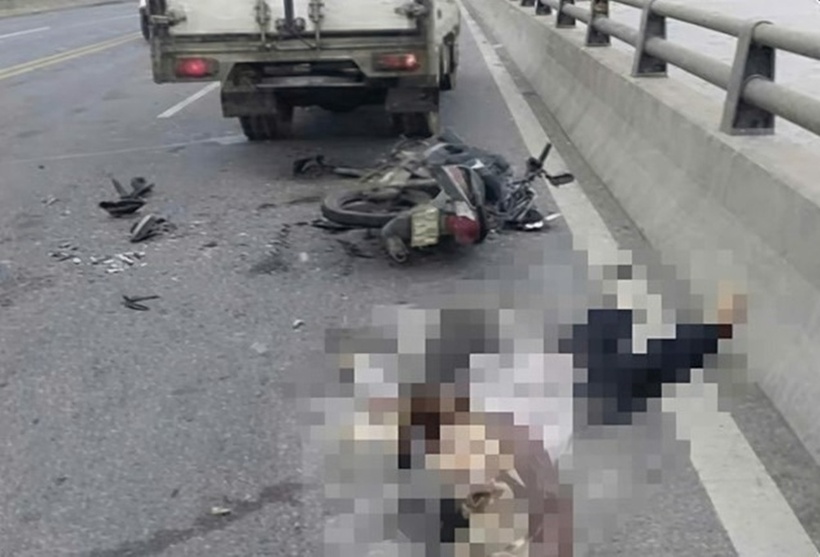 Hiện trường vụ tai nạn. Ảnh: Báo Xây dựng.