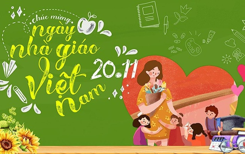 Ngày Nhà giáo Việt Nam 20/11 là ngày lễ truyền thống của ngành giáo dục. Ảnh minh họa