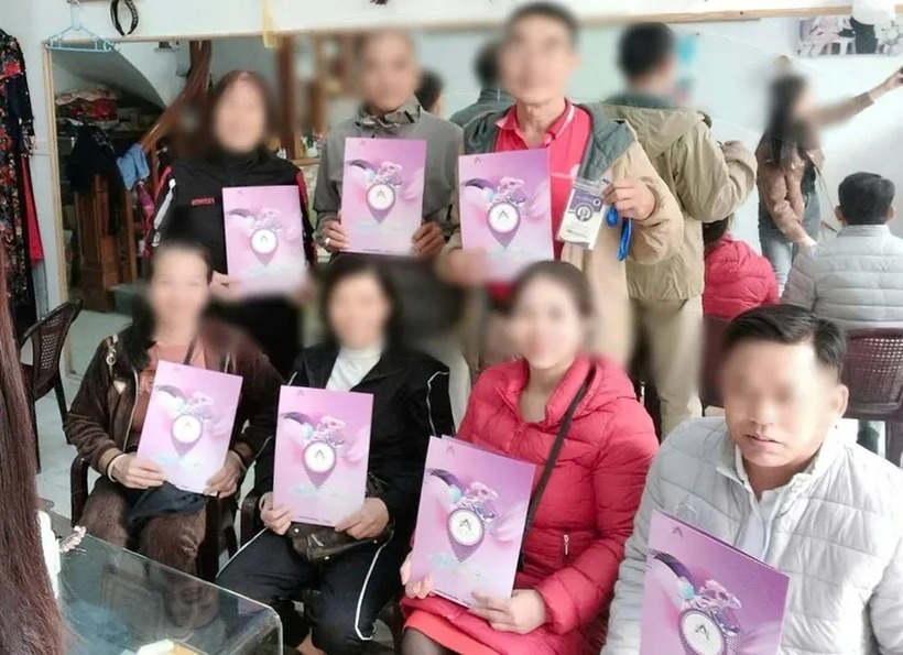 Một số nhà đầu tư bị lừa đảo vào dự án tiền ảo. (Ảnh: Công an Hải Phòng)