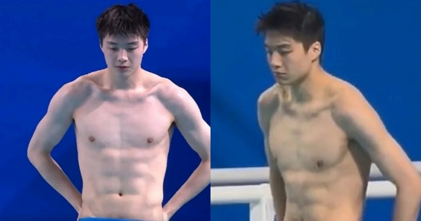 Nam vận động viên nhảy cầu người Trung Quốc khiến dân mạng rần rần vì quá đẹp trai, anh được ví như nam thần Cha Eun Woo của Hàn Quốc.