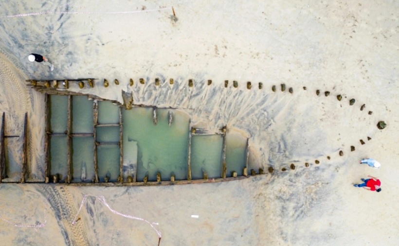 Hình ảnh con tàu ngày 10/11. (Ảnh: Dân trí)