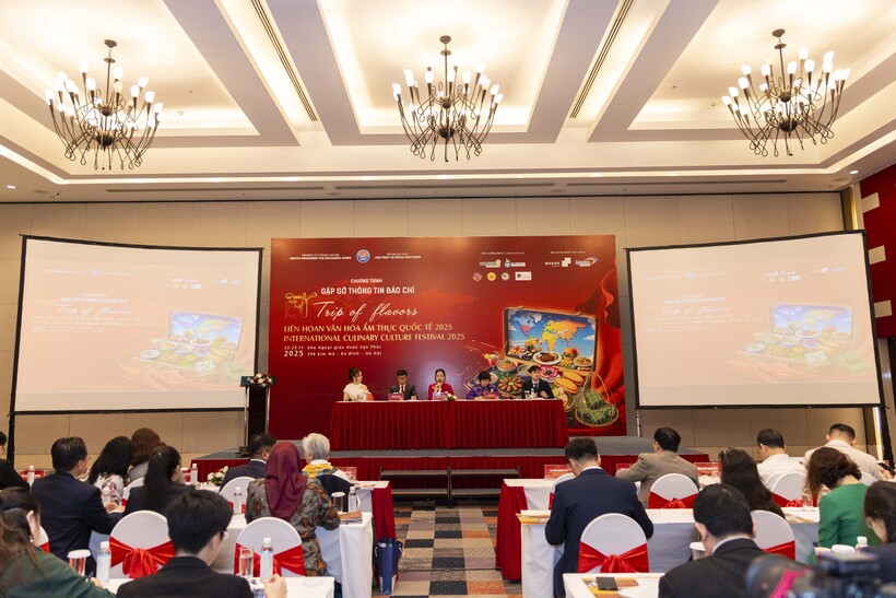 Họp báo chương trình Liên hoan Văn hóa Ẩm thực Quốc tế 2025 diễn ra ngày 11_11_2025 ··.