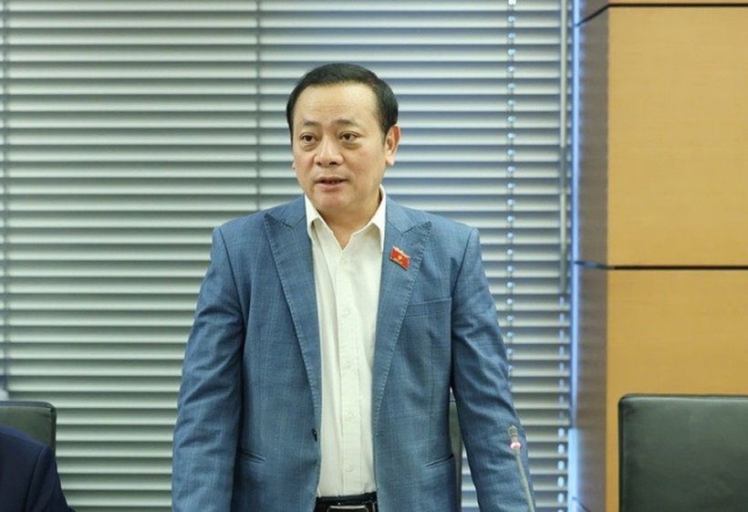 ĐBQH Lê Văn Khảm (Ảnh: Quang Phúc).