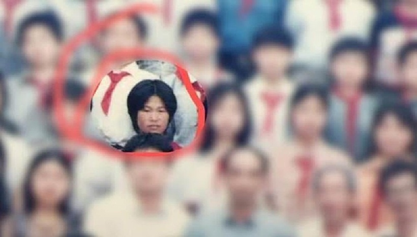 Chị Vương Lệ Bình thời niên thiếu. Ảnh: Jimu News.