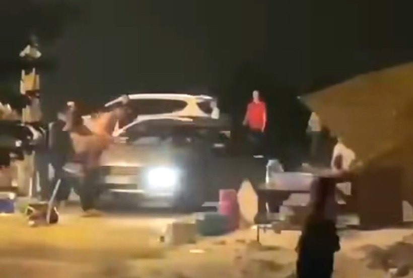 Hình ảnh ghi lại sự việc. Ảnh: Người lao động