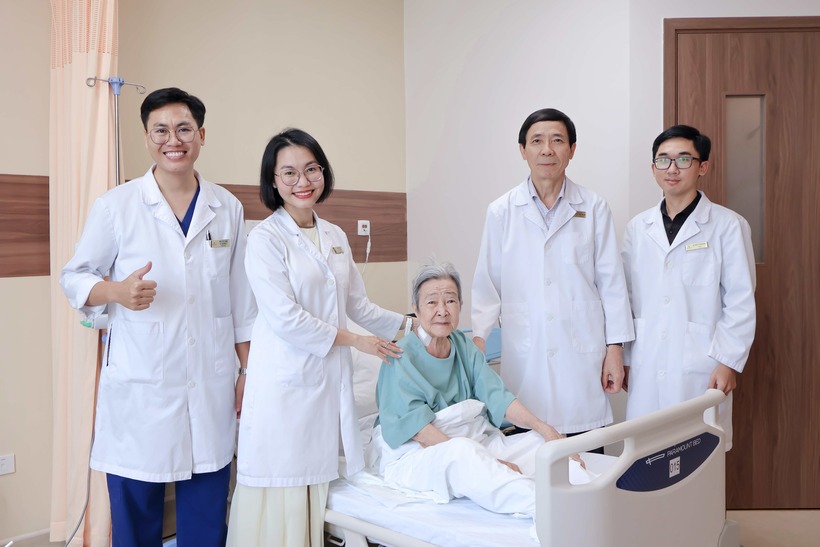 Bệnh nhân hồi phục tốt chỉ một ngày sau phẫu thuật.