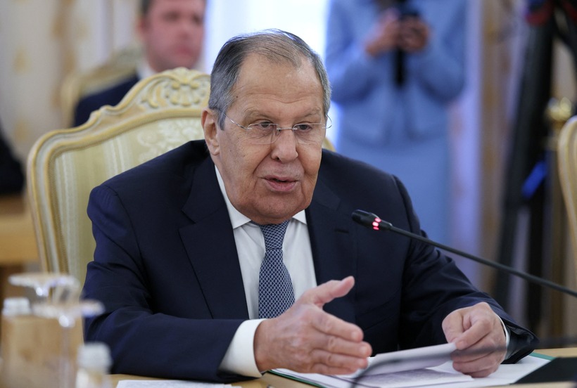 Ngoại trưởng Nga Sergei Lavrov. Ảnh: Reuters