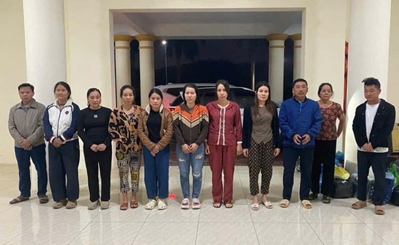 Các đối tượng trong vụ án. Ảnh: Công an tỉnh Ninh Bình