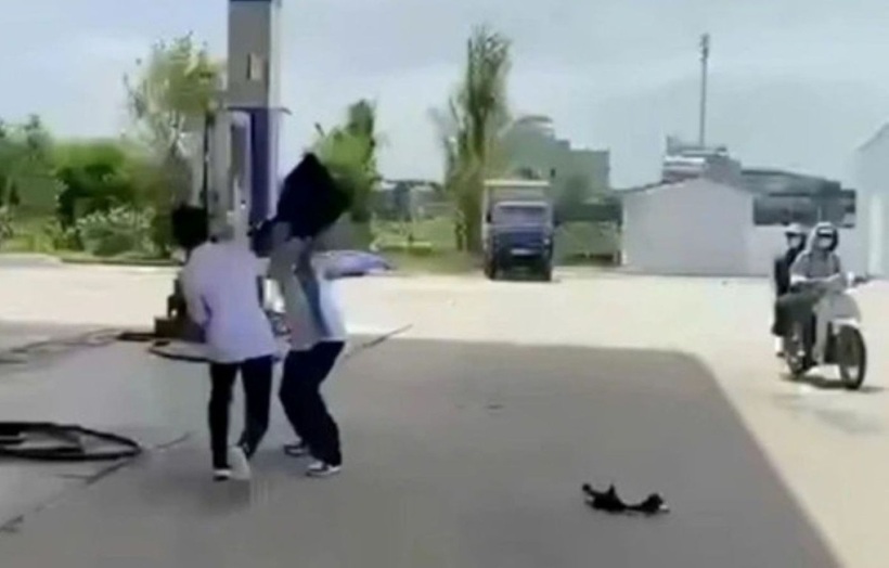 Hiện trường vụ việc. Ảnh: Lao động