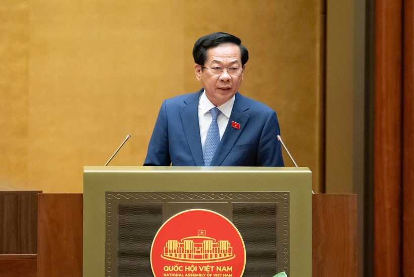 Bộ trưởng Bộ Nội vụ Đỗ Thanh Bình. (Ảnh: Media Quốc hội)