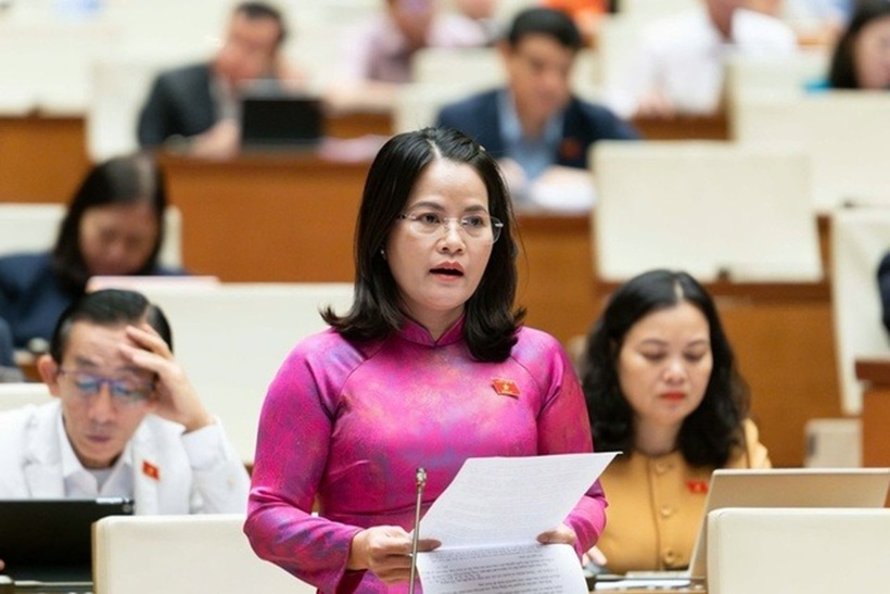 ĐBQH Nguyễn Hoàng Bảo Trân (Ảnh: Media Quốc hội).