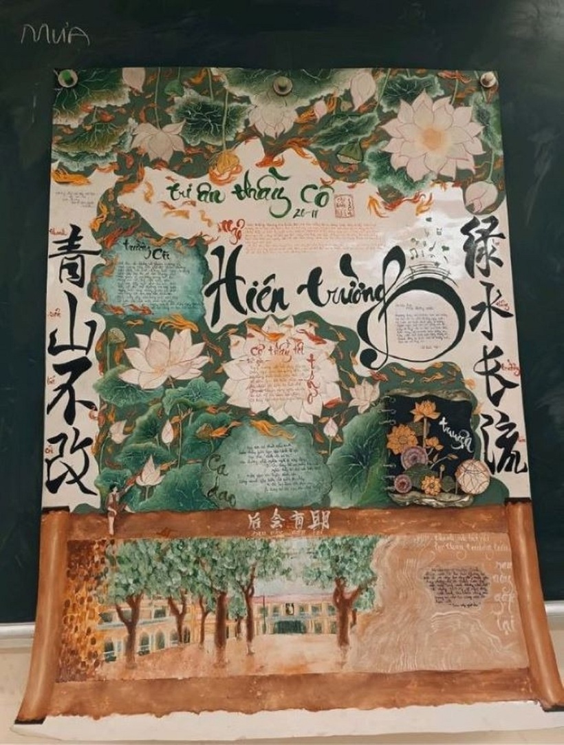 Những mẫu báo tường ngày Nhà giáo Việt Nam 20/11 đẹp, ý nghĩa - 3