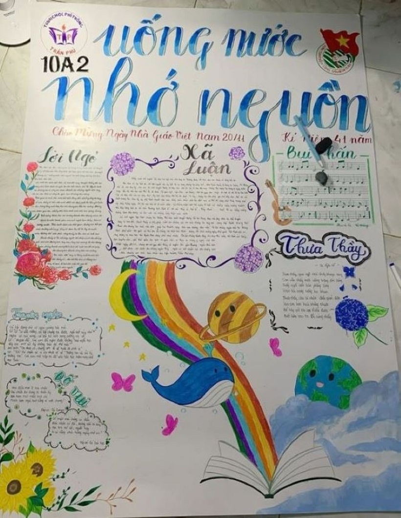 Những mẫu báo tường ngày Nhà giáo Việt Nam 20/11 đẹp, ý nghĩa - 4