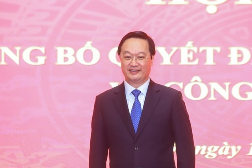 Ông Nguyễn Đức Trung - Phó Bí thư Thành ủy giữ chức vụ Chủ tịch UBND Thành phố Hà Nội, nhiệm kỳ 2021-2026 (Ảnh: Hữu Thắng).