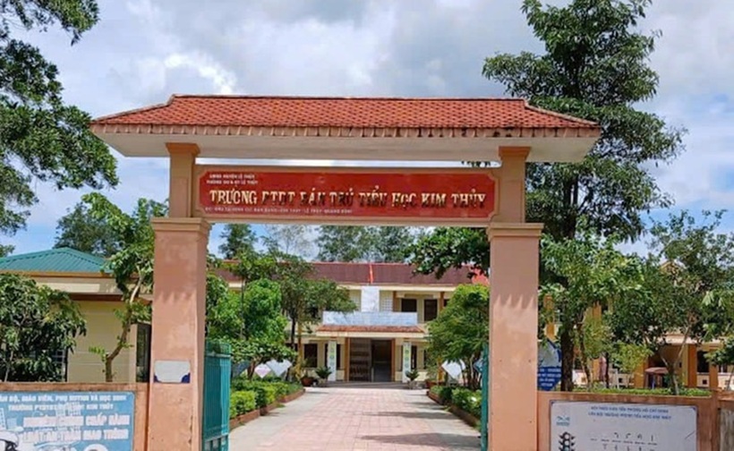 Trường Phổ thông Dân tộc bán trú Tiểu học Kim Thủy. Ảnh: VTC News