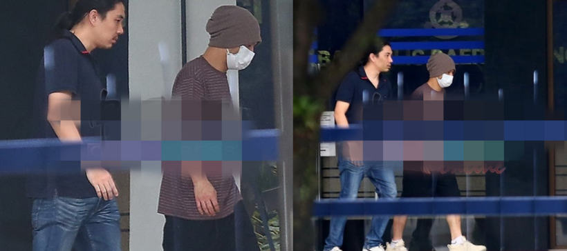 Namewee rời khỏi nơi tạm giam. Ảnh: China Press.