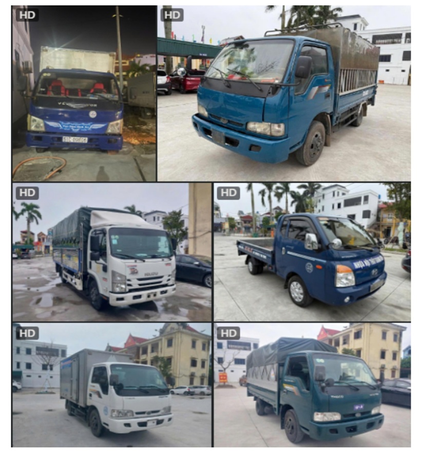 Mỵ khai nhận lừa đảo, chiếm đoạt 6 xe ô tô. (Ảnh: Công an TP.Hải Phòng)