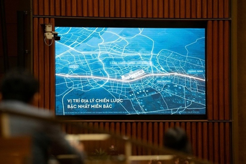 Dự án đầu tư xây dựng Cảng hàng không quốc tế Gia Bình (Ảnh: Media Quốc hội).