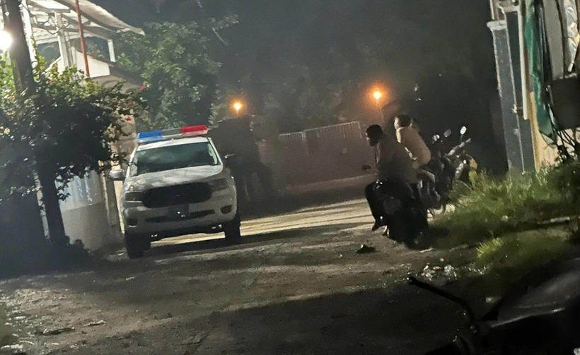 Khu vực xảy ra vụ án mạng. Ảnh: Dân trí