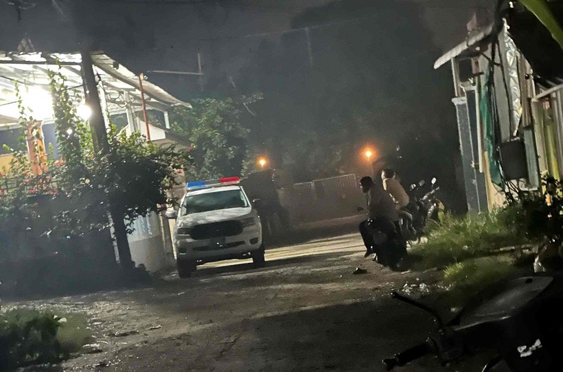 Hiện trường phát hiện thi thể người phụ nữ tử vong ở xã Vĩnh Lộc (TP.HCM). (Ảnh: Lao động)