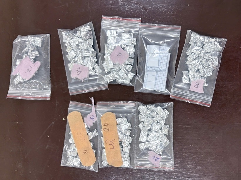 Tang vật vụ án. Ảnh: VTC News