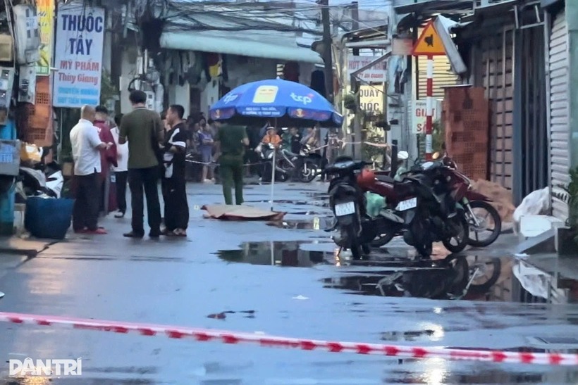 Hiện trường vụ việc. Ảnh: Báo Dân trí.