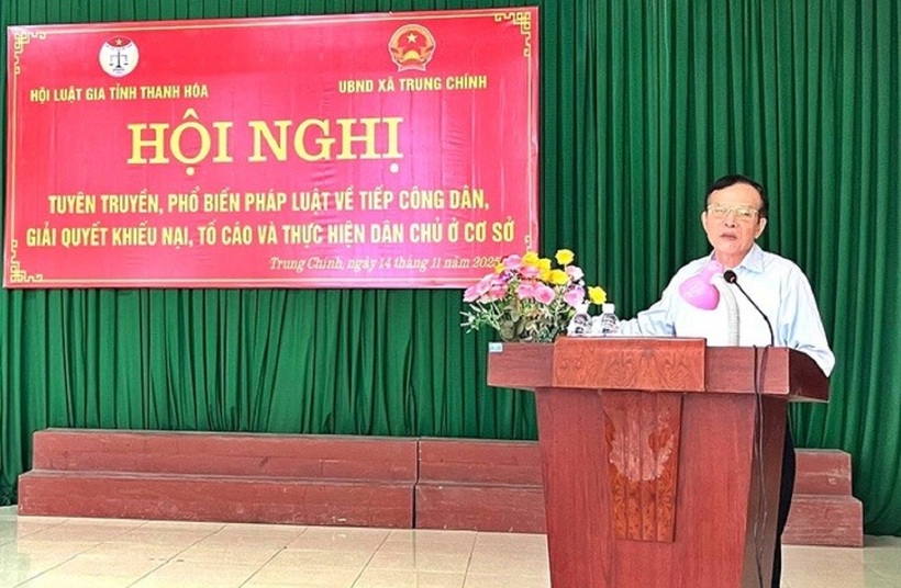 Luật gia Bùi Anh Linh – Phó Chủ tịch Hội Luật gia tỉnh Thanh Hoá.