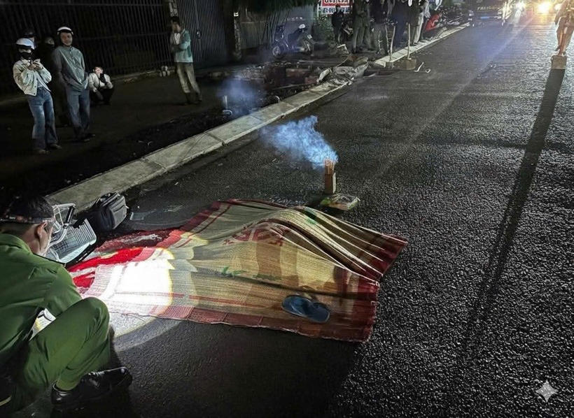 Hiện trường vụ tai nạn. Ảnh: Báo Xây dựng.