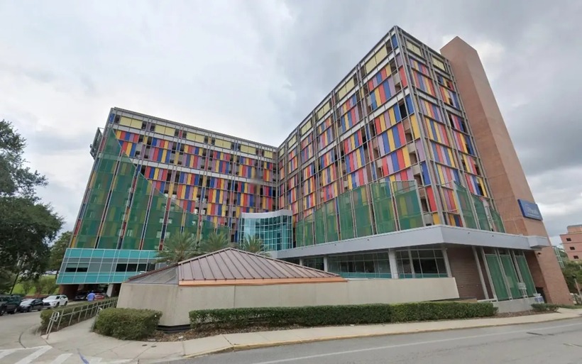 Bệnh viện Nhi UF Health Shands thuộc Đại học Florida. Ảnh: NYPost.