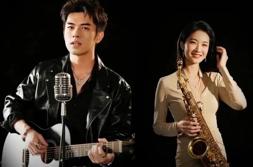 Ca sĩ AI thể hiện ca khúc "Say một đời vì em" đang được khán giả yêu thích.